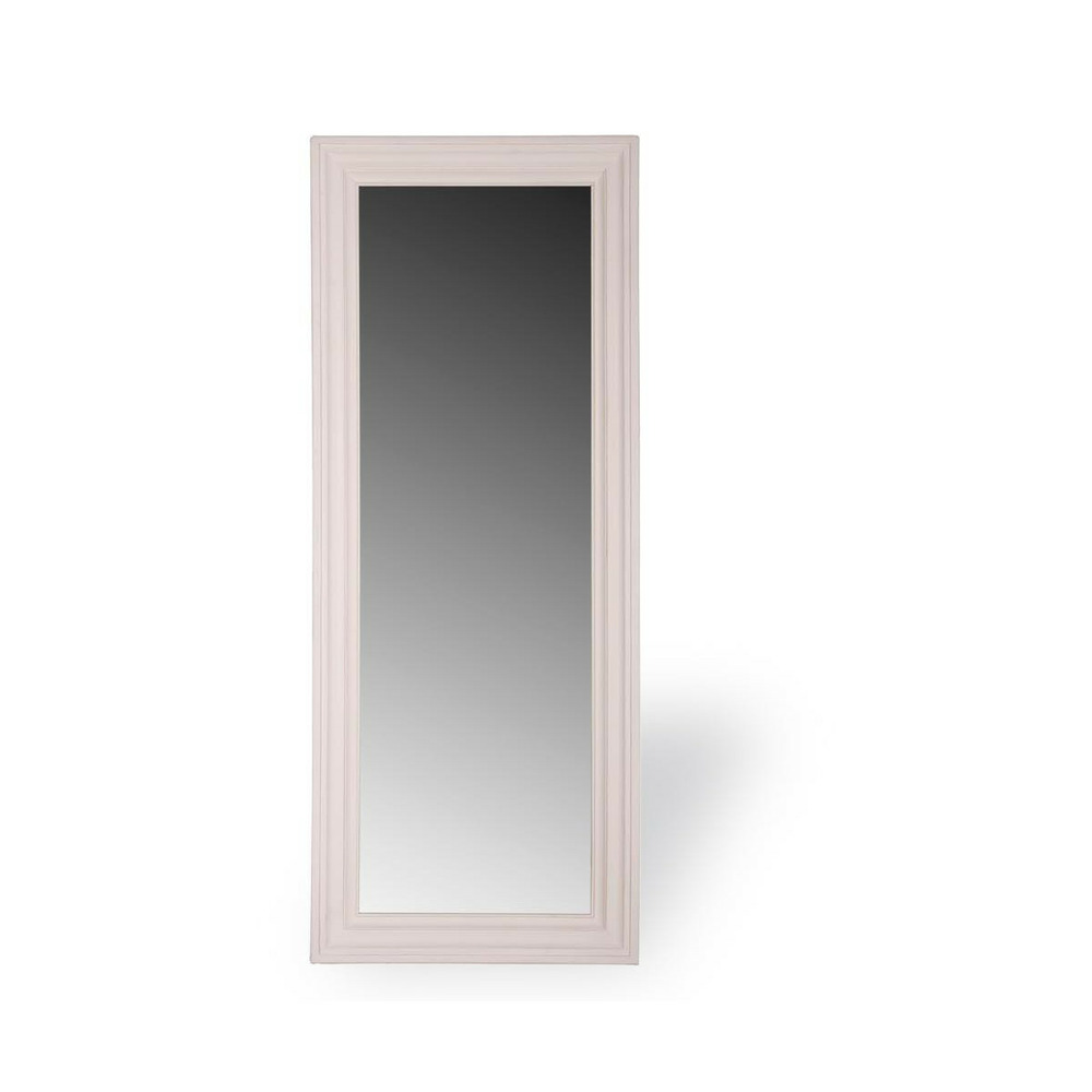 Miroir bois blanc - zanaïs décoration d'autrefois