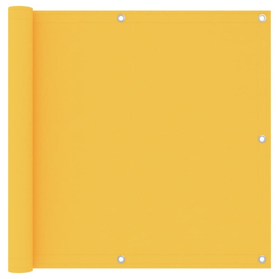 Écran de balcon jaune 90x400 cm tissu oxford