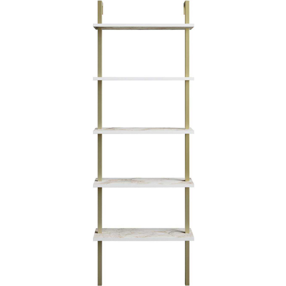 Etagère murale en aggloméré et métal piante