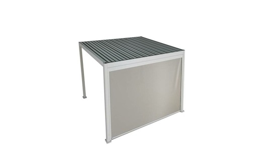 Store pour pergola bioclimatique evora pour evora 6x3,6 m argile