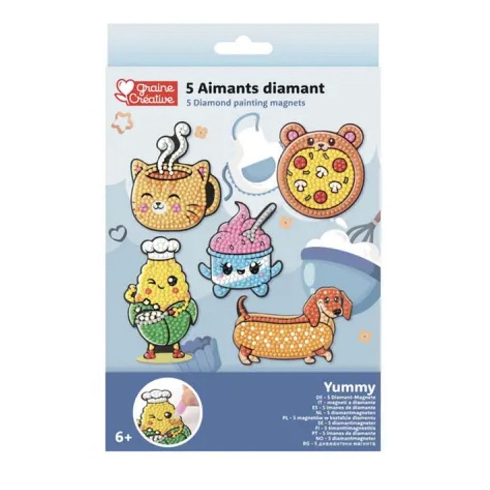 Kit diamant magnets enfant 5pcs