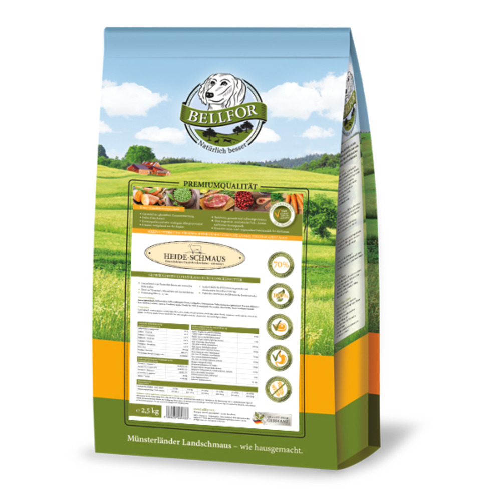 Croquettes à l'agneau élevé en pâturage et au lapin de garenne - festin de la lande - heide-schmaus - 2,5 kg