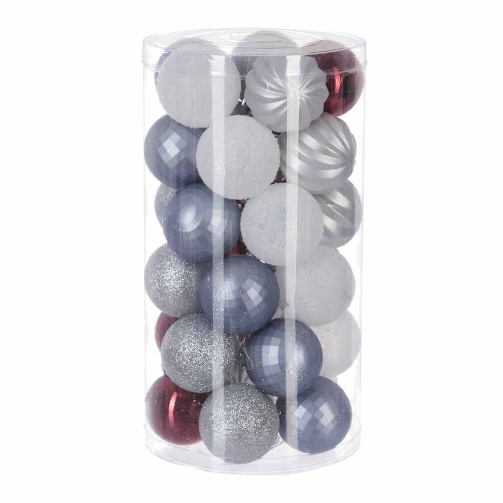 Kit décoration pour sapin de noël - 30 pièces