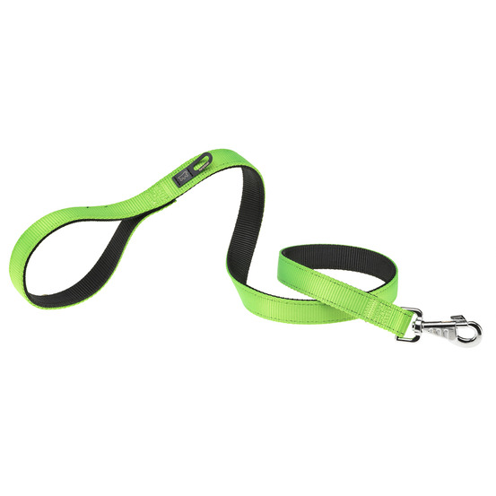 Dual g25/110 colours laisse chien 25 mm x l 110 cm vert