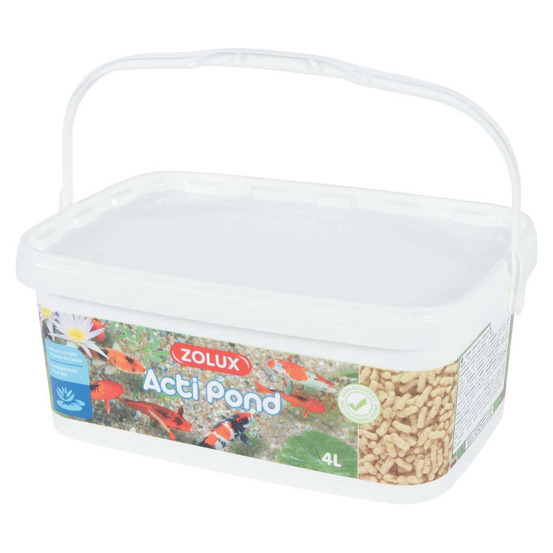 Aliments complets pour poissons de bassin acti pond 4 litres