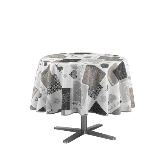 Nappe ronde chalet montagne valthos