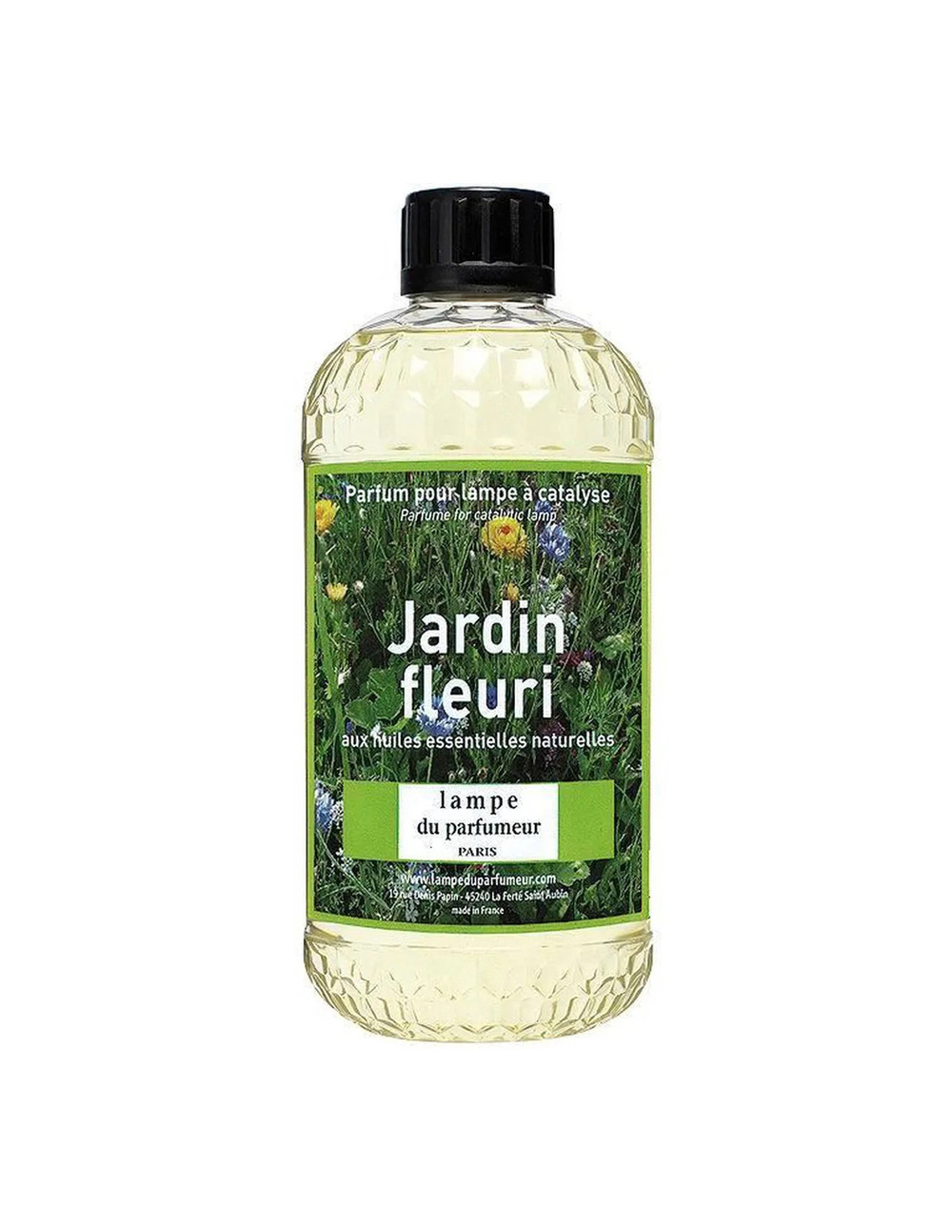 Recharge lampe senteur jardin fleuri 500ml - lampe du parfumeur