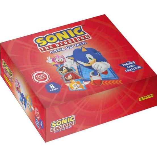 Boîte - panini - sonic le hérisson classic - 18 pochettes - 144 cartes