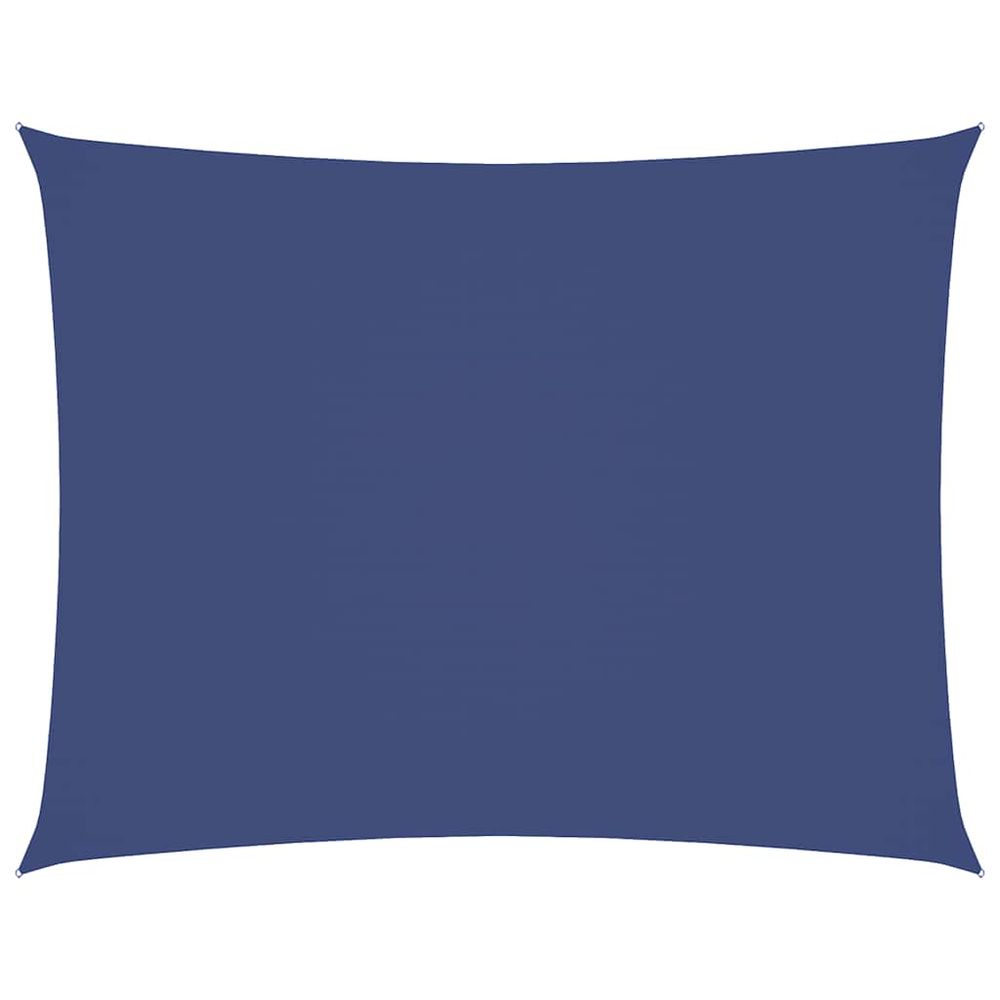 Voile de parasol tissu oxford rectangulaire 3,5x5 m bleu