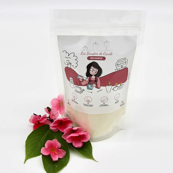 Recharge bougie 550ml fleur de cerisier