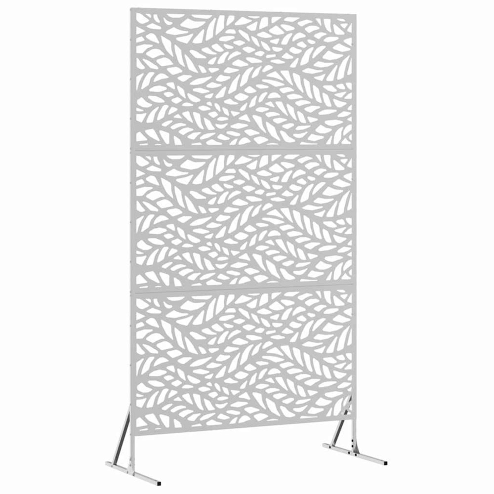 Écran de confidentialité gris 100 x 50 x 180 cm acier