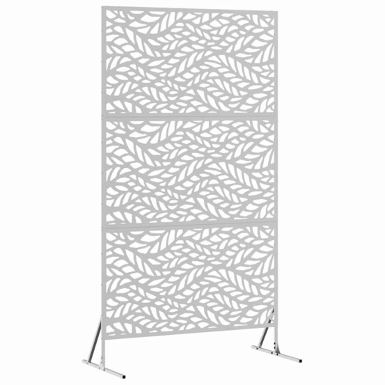 Écran de confidentialité gris 100 x 50 x 180 cm acier