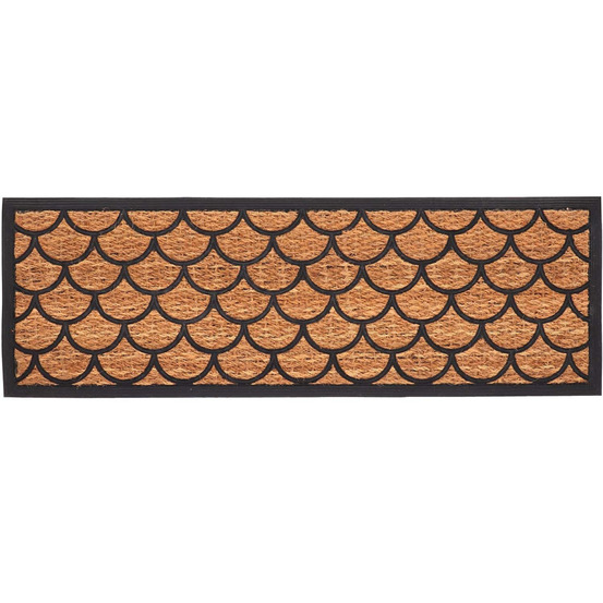 Tapis en coco et caoutchouc bardeau xl