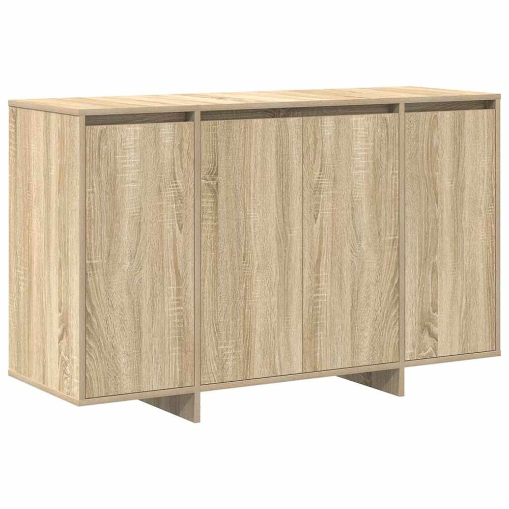Buffet chêne sonoma 120 x 41 x 75 cm bois d'ingénierie