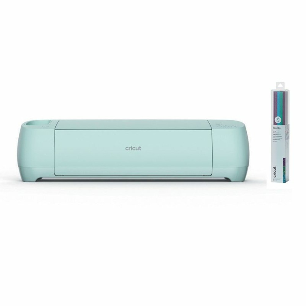 Machine de découpe cricut explore 3 + 3 flex thermocollants vert, bleu, violet pailleté 30,5 x 30,5 cm