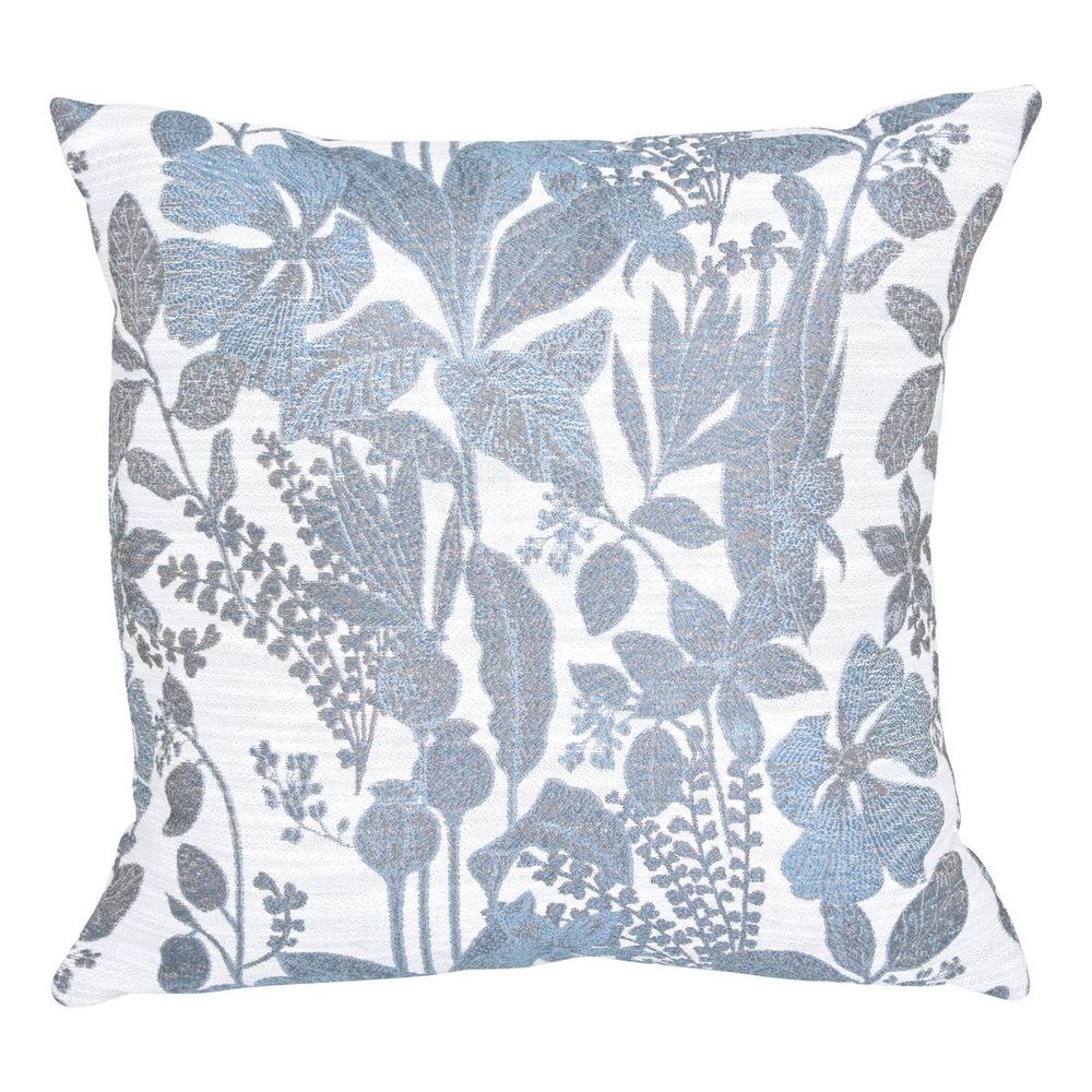 Coussin samara 40x40cm bleu orage