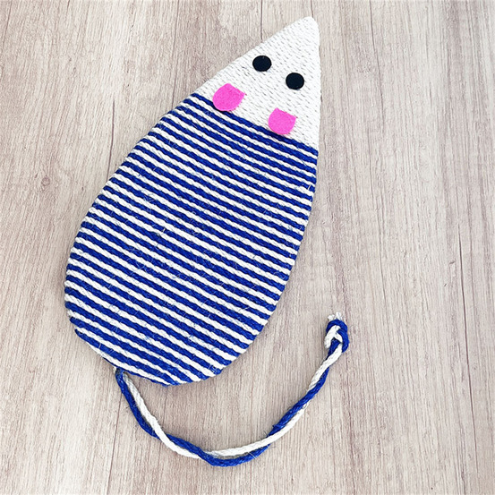 Dtopbuyage 1pc planche à gratter pour chat en forme de souris