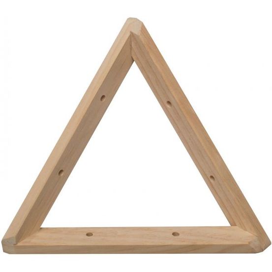 Equerre triangle en pin brut 20 cm