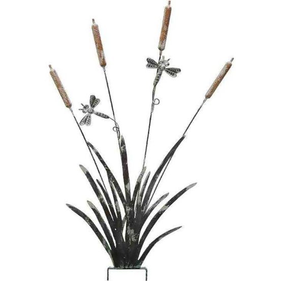 Tuteur décoratif en fer libellules 43 x 83 cm