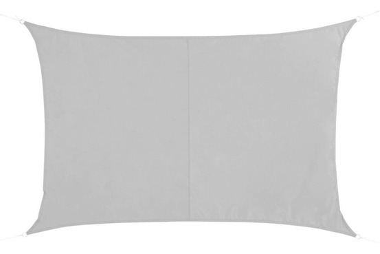 Voile d'ombrage rectangulaire curacao blanc