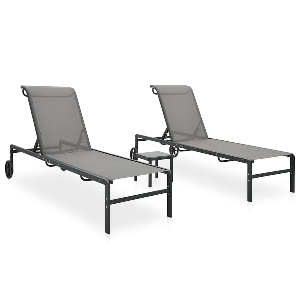 VIDAXL CHAISES LONGUES 2 8-(917278)