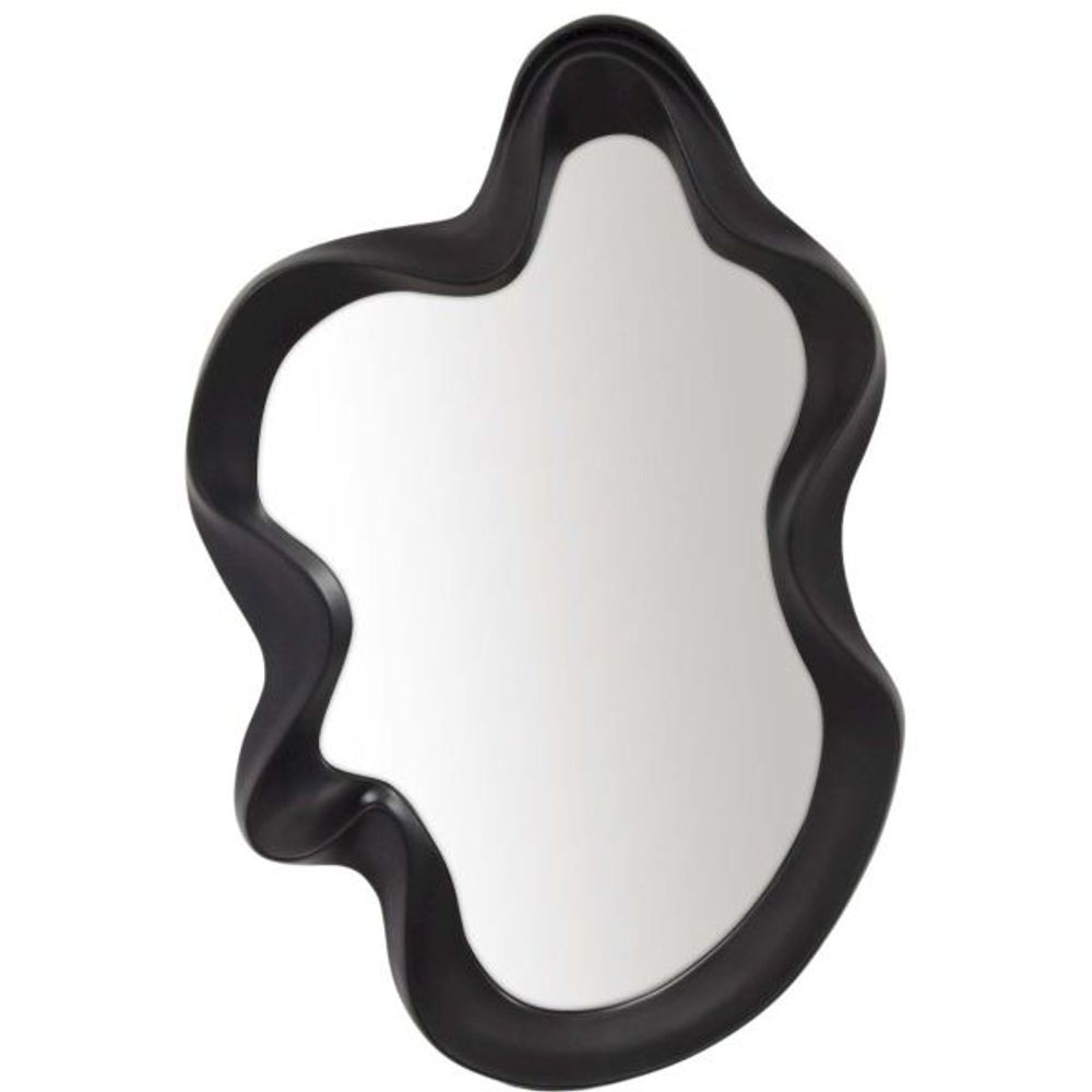 Miroir vague en polyéthylène optik noir