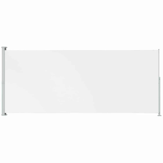 Auvent latéral rétractable de patio 200x500 cm crème