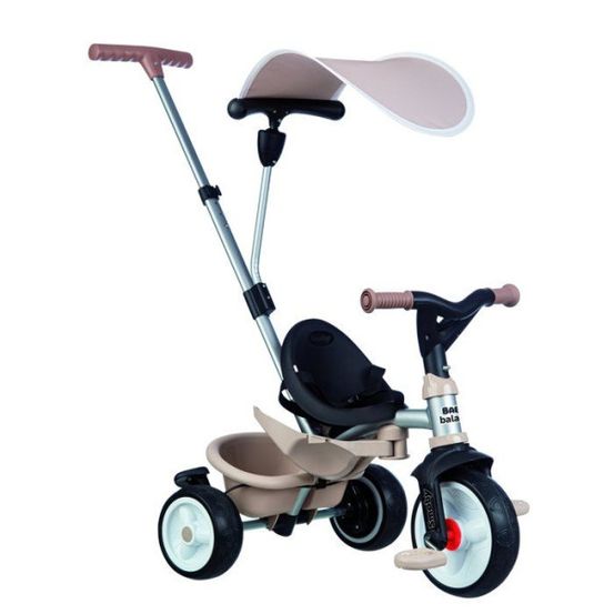 Smoby - tricycle baby balade beige - dès 10 mois - fabriqué en france