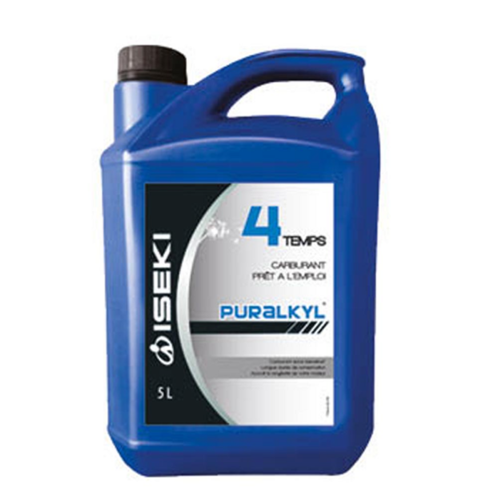 Carburant alkylate premium moteur 4 temps - iseki puralkyl bidon 5 litres
