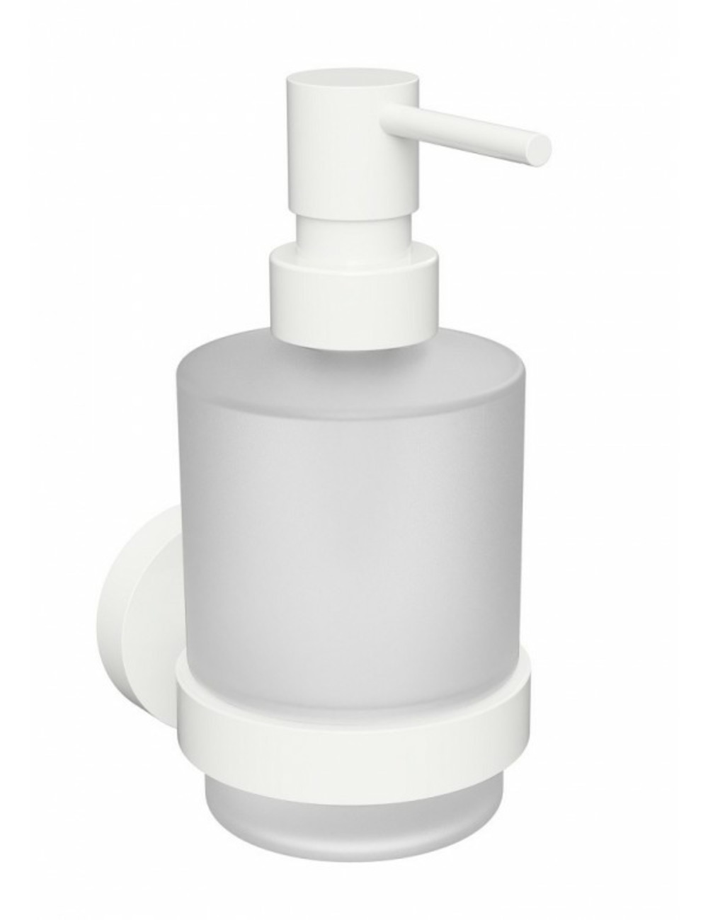 Distributeur de savon liquide mural white en laiton blanc 200ml