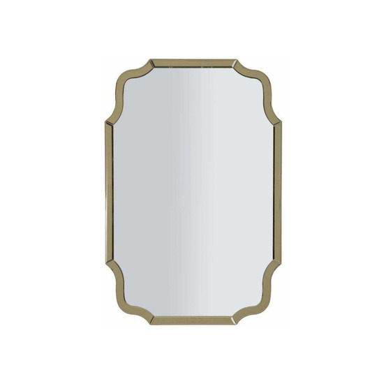 Miroir en mdf doré istanbul 60 x 1 x 90 cm