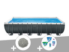 Kit piscine tubulaire  ultra xtr frame rectangulaire 7,32 x 3,66 x 1,32 m + 20 k