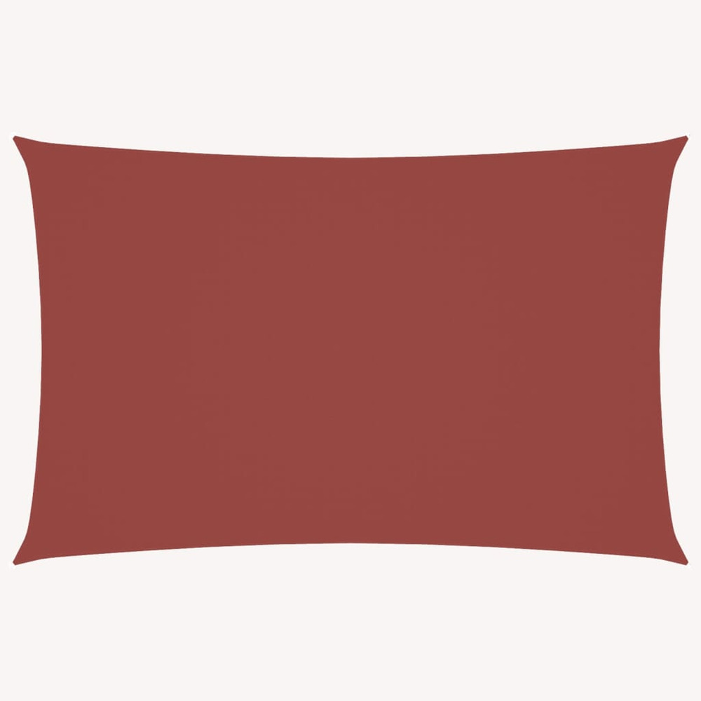 Voile de parasol tissu oxford rectangulaire 5x8 m terre cuite