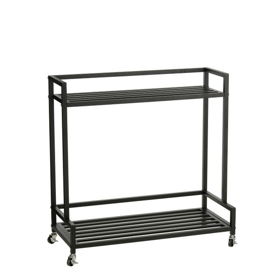 Mica decorations greenrax meuble de rangement sur roulettes - etagere rangement pour plantes interieur, plantes exterieur ou