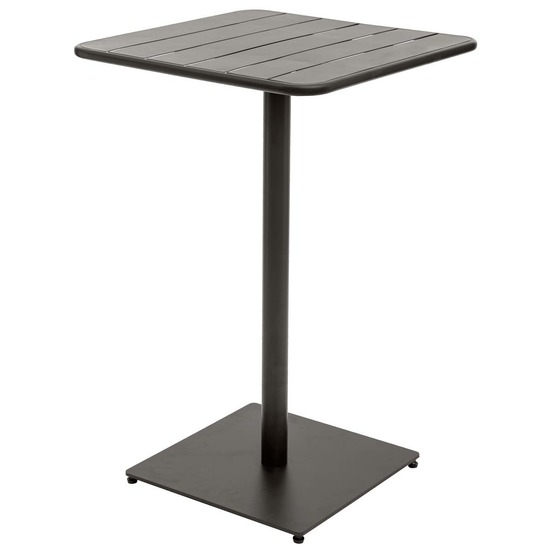 Table haute de jardin phuket graphite