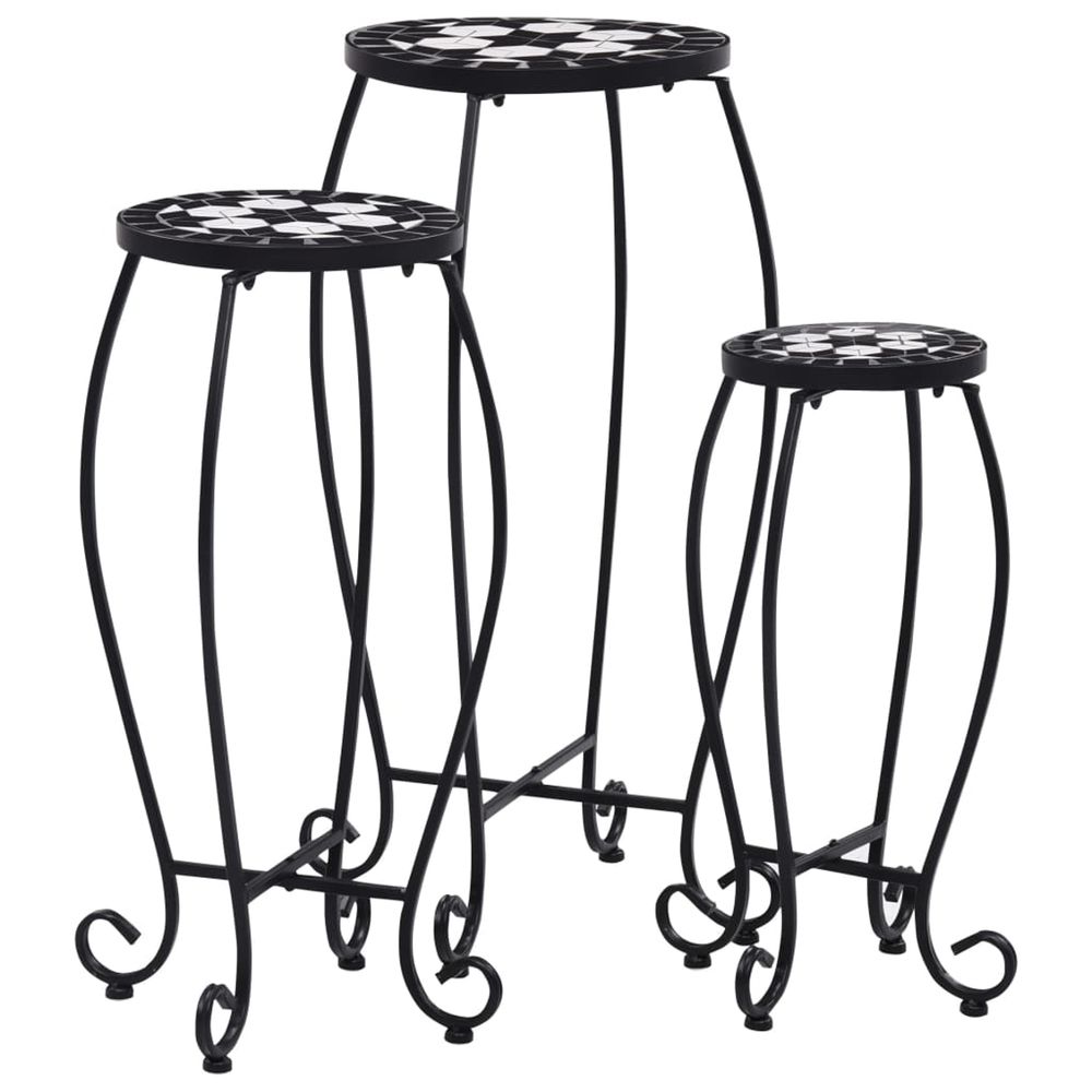 TABLES MOSA 3 PCS NOIR ET-(865855)