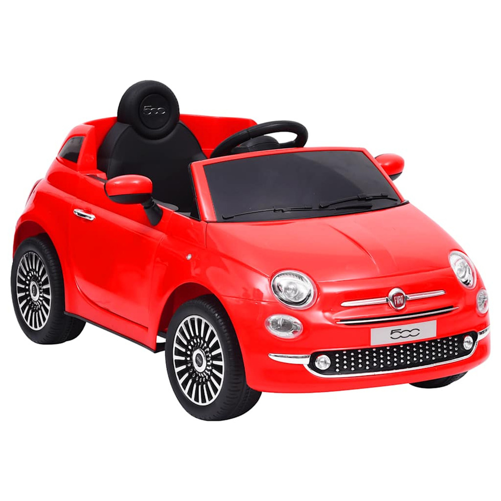 Voiture électrique pour enfants fiat 500 rouge