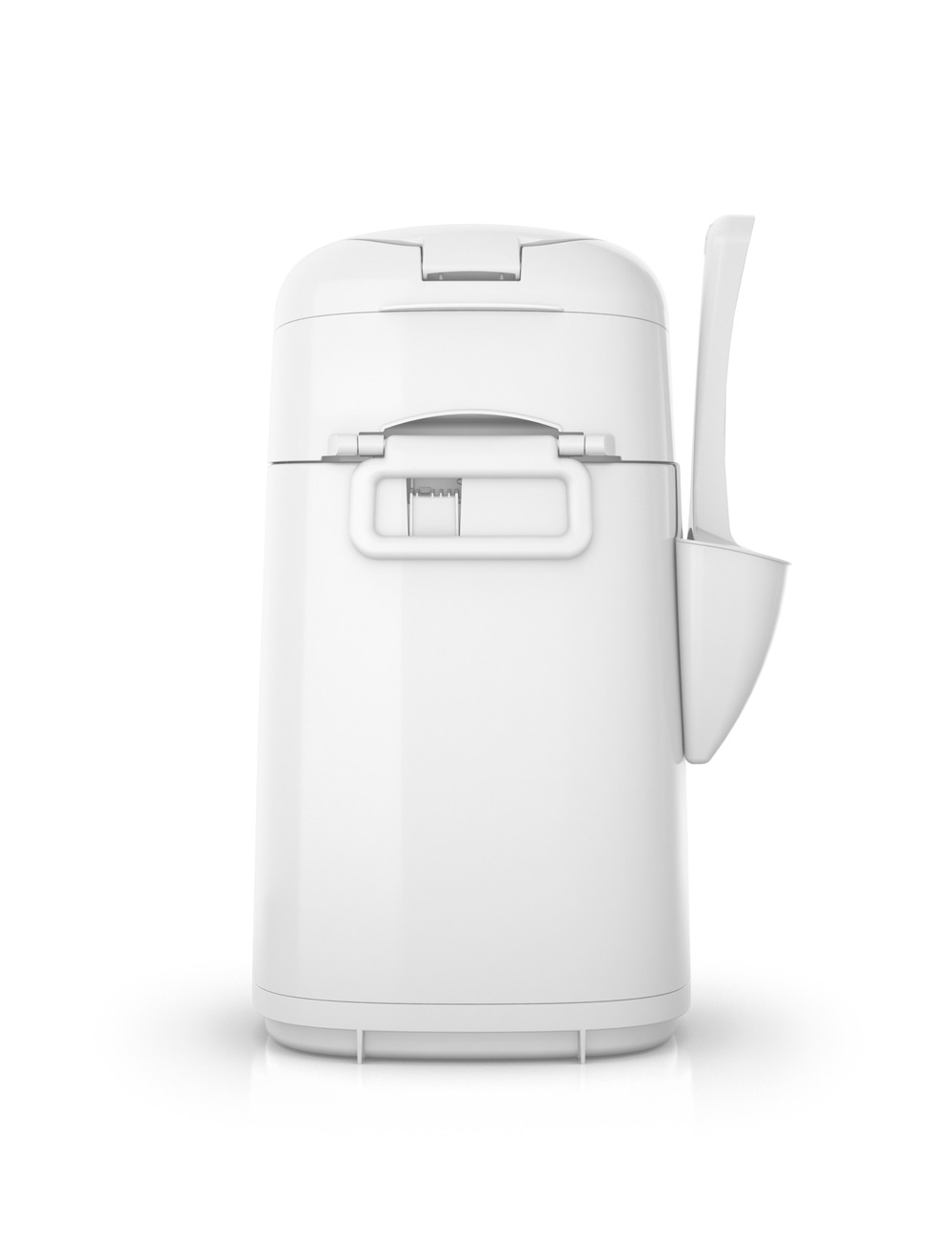 Poubelle à litière litterlocker par litter genie avec 1 recharge octogonale