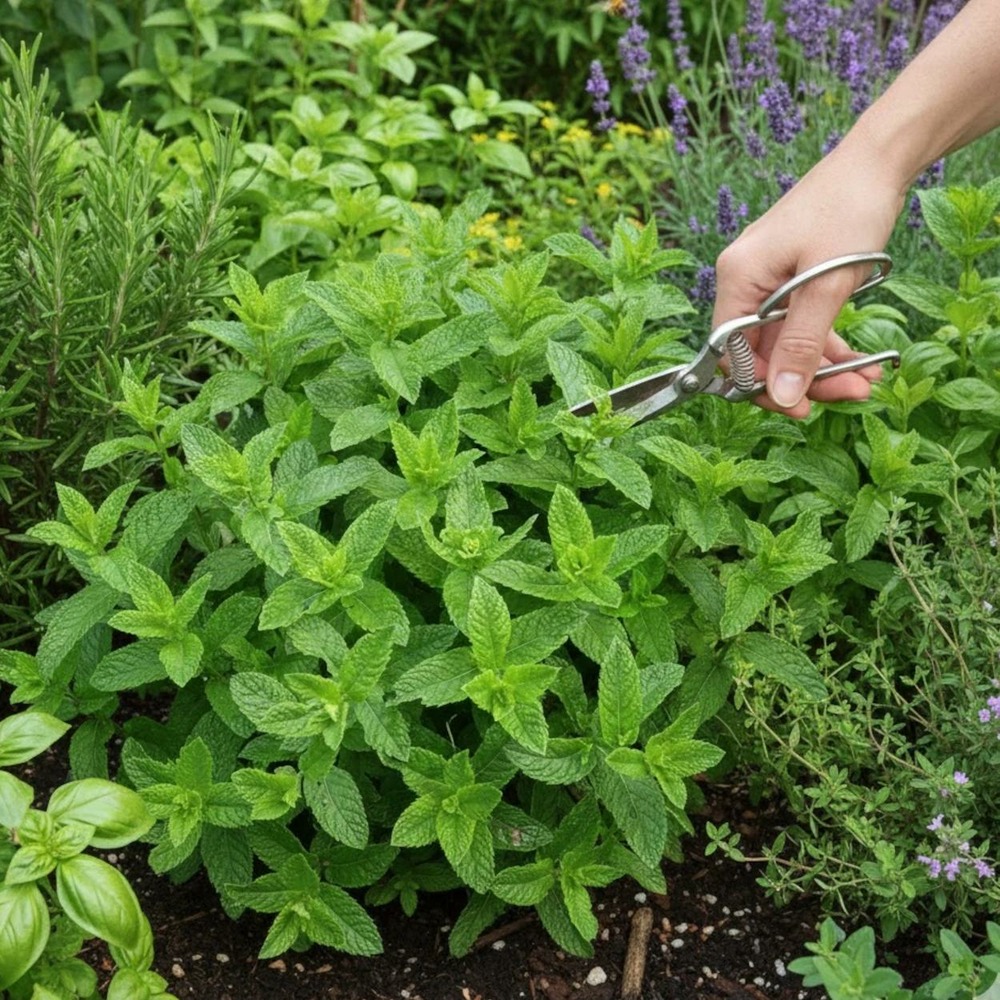 Menthe verte - sans traitement godet - 5/20 cm