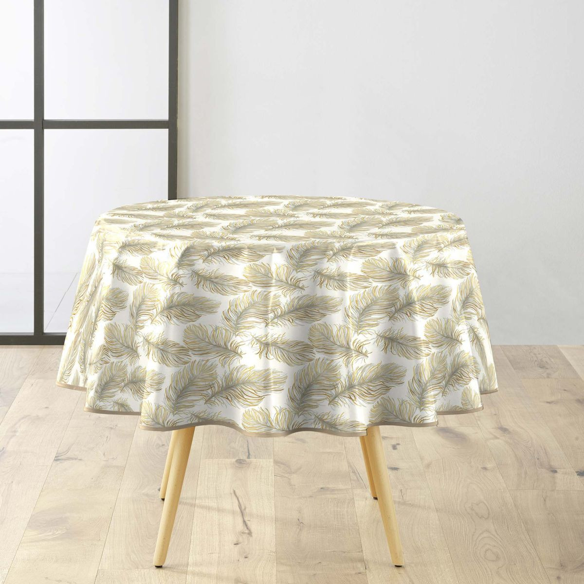 Nappe toile cirée ronde 