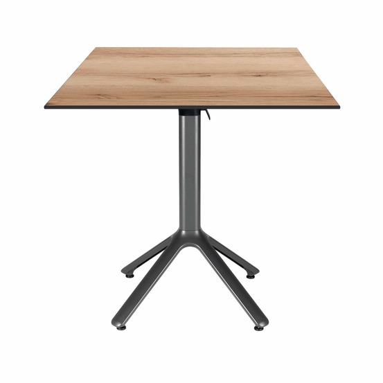 Restootab - table pliable nemo pour intérieur/extérieur chêne clair 70x70
