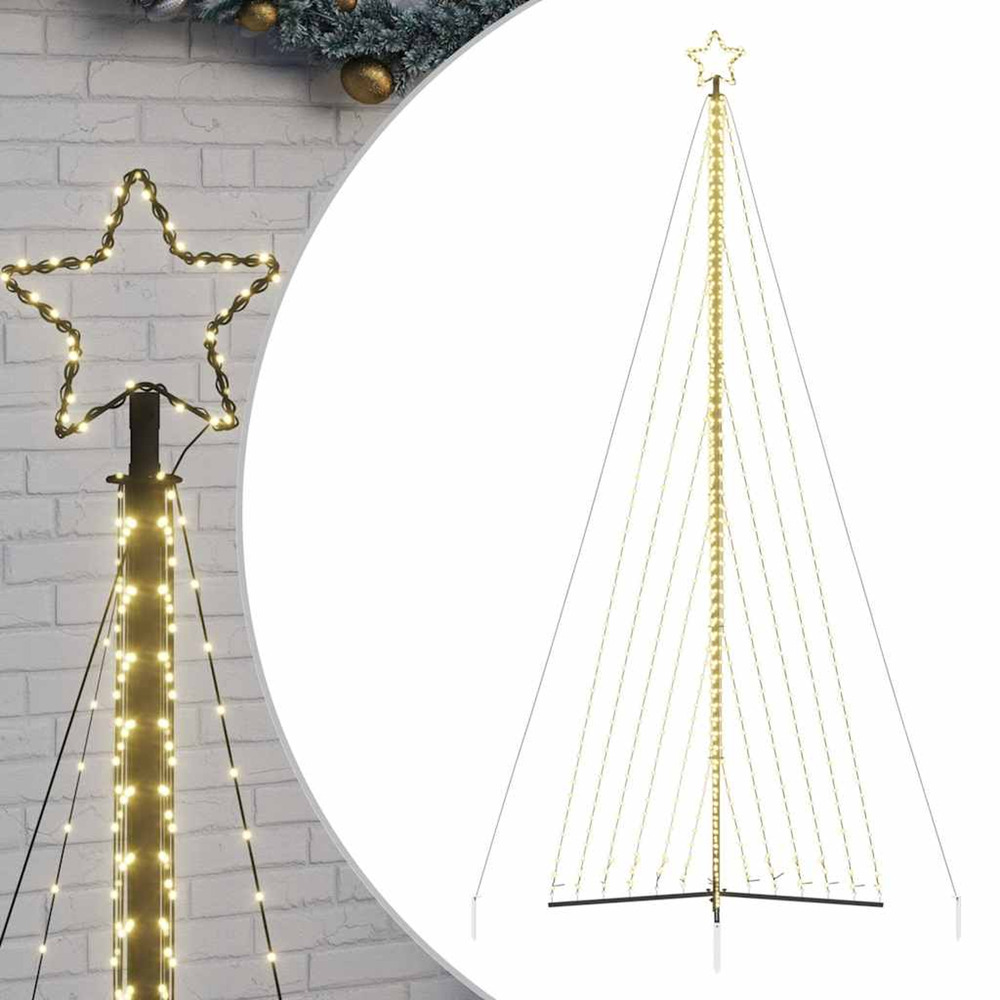 Sapin de noël à led 789 led blanc chaud 476 cm