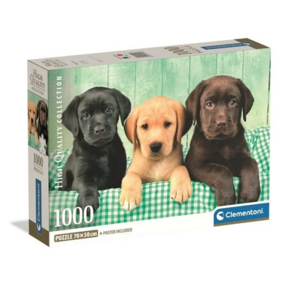 Clementoni - compact 1000 pieces - three labs