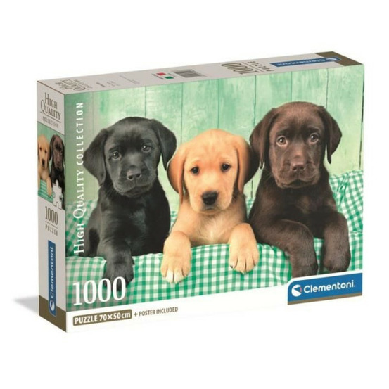 Clementoni - compact 1000 pieces - three labs