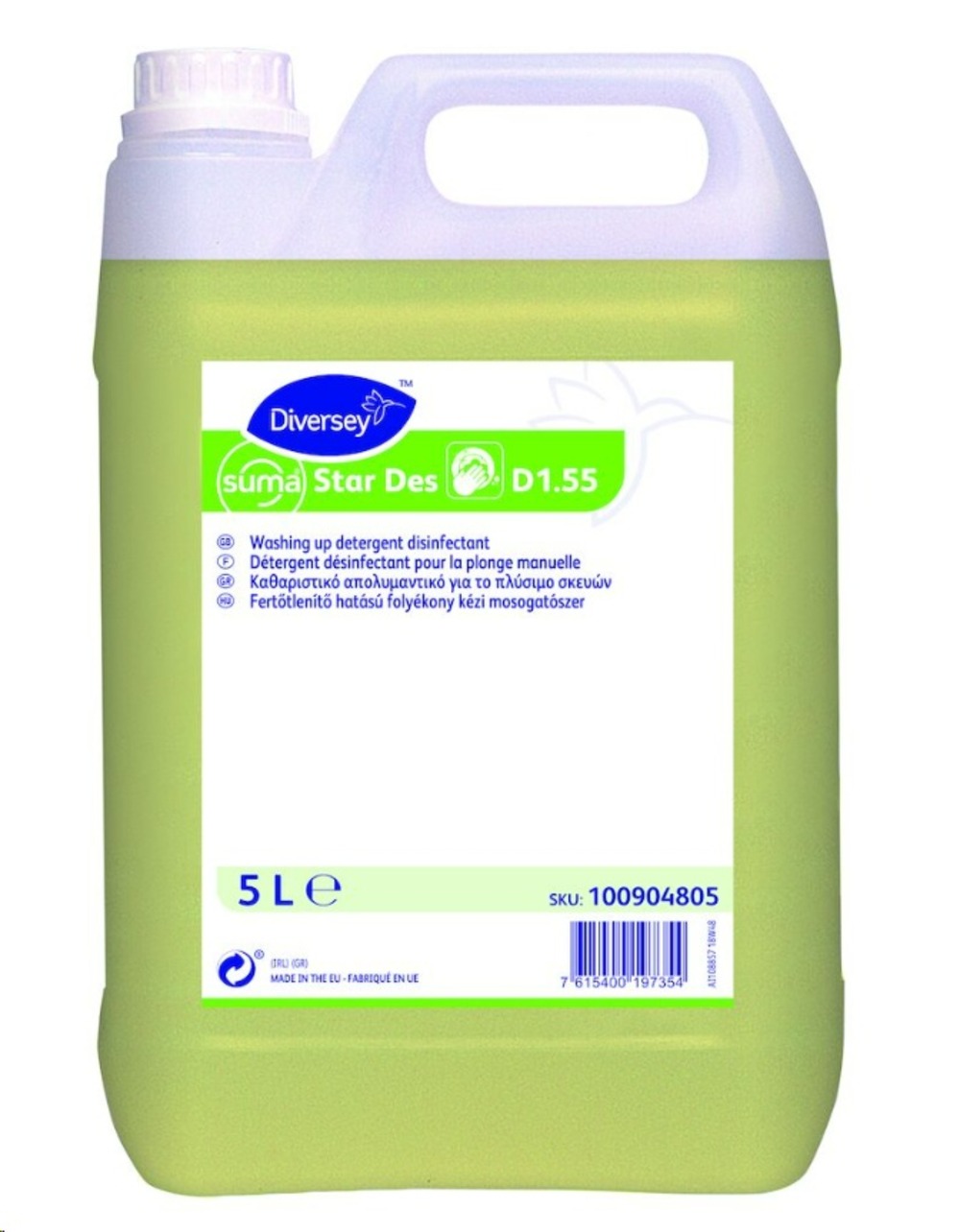 Suma star détergent pour plonge manuelle bidon de 5l - diversey