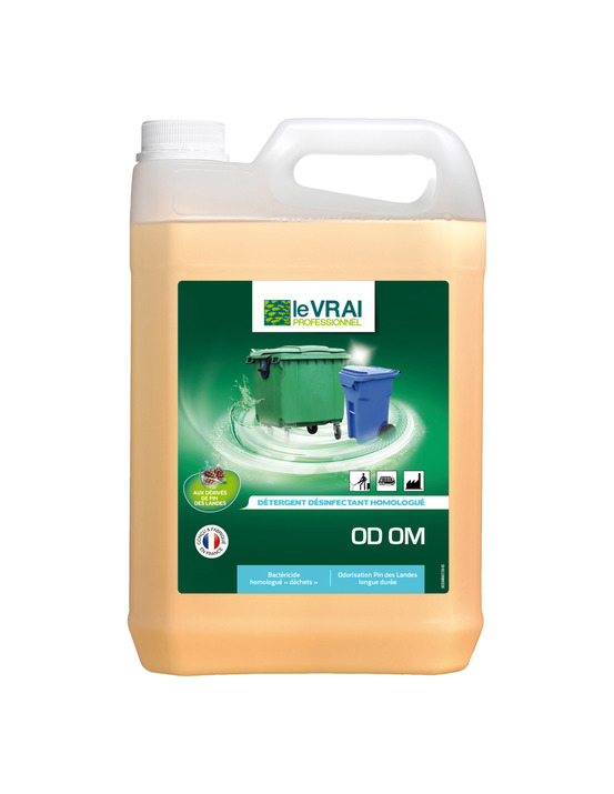 Détergent désinfectant homologué od om 5l - le vrai