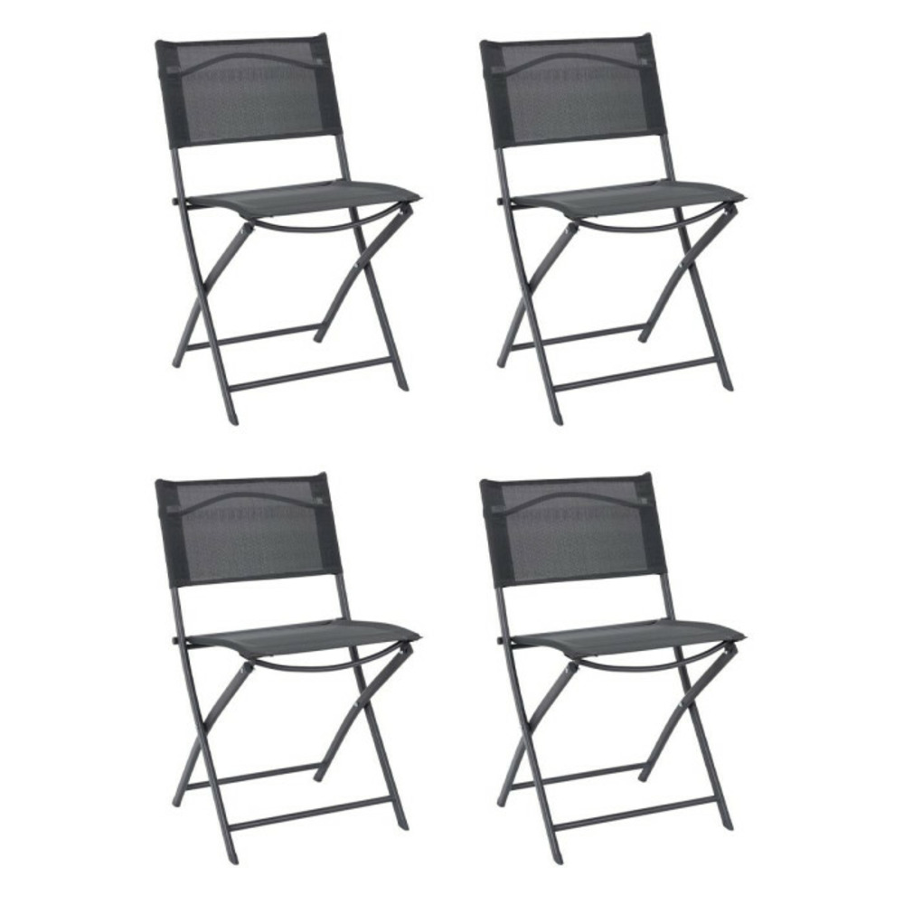 Lot de 4 chaises de jardin 
