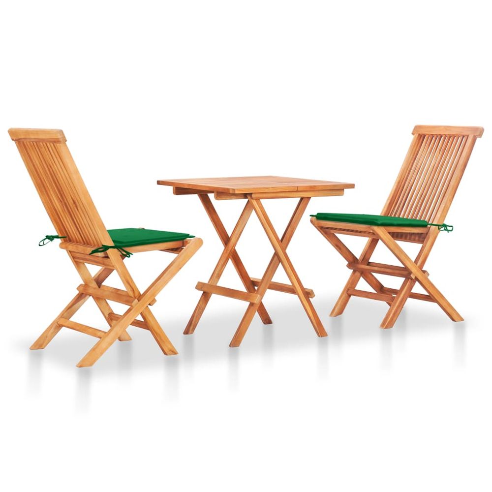 Ensemble de bistro 3 pcs avec coussins