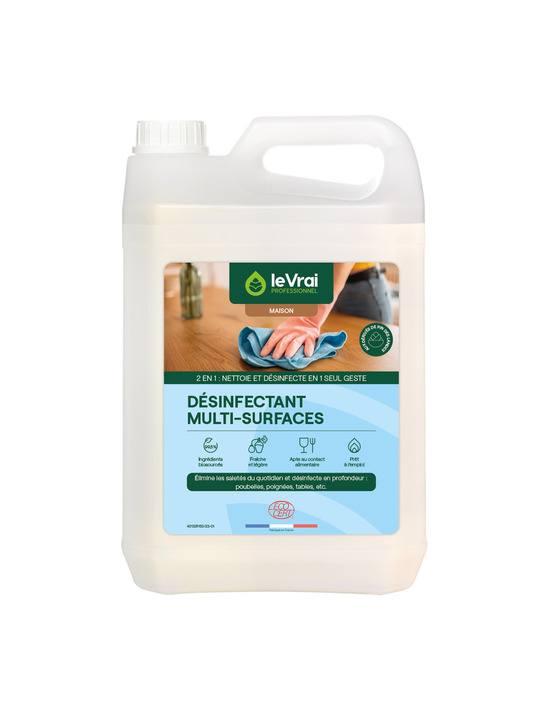 Désinfectant multi-surfaces 5l - le vrai