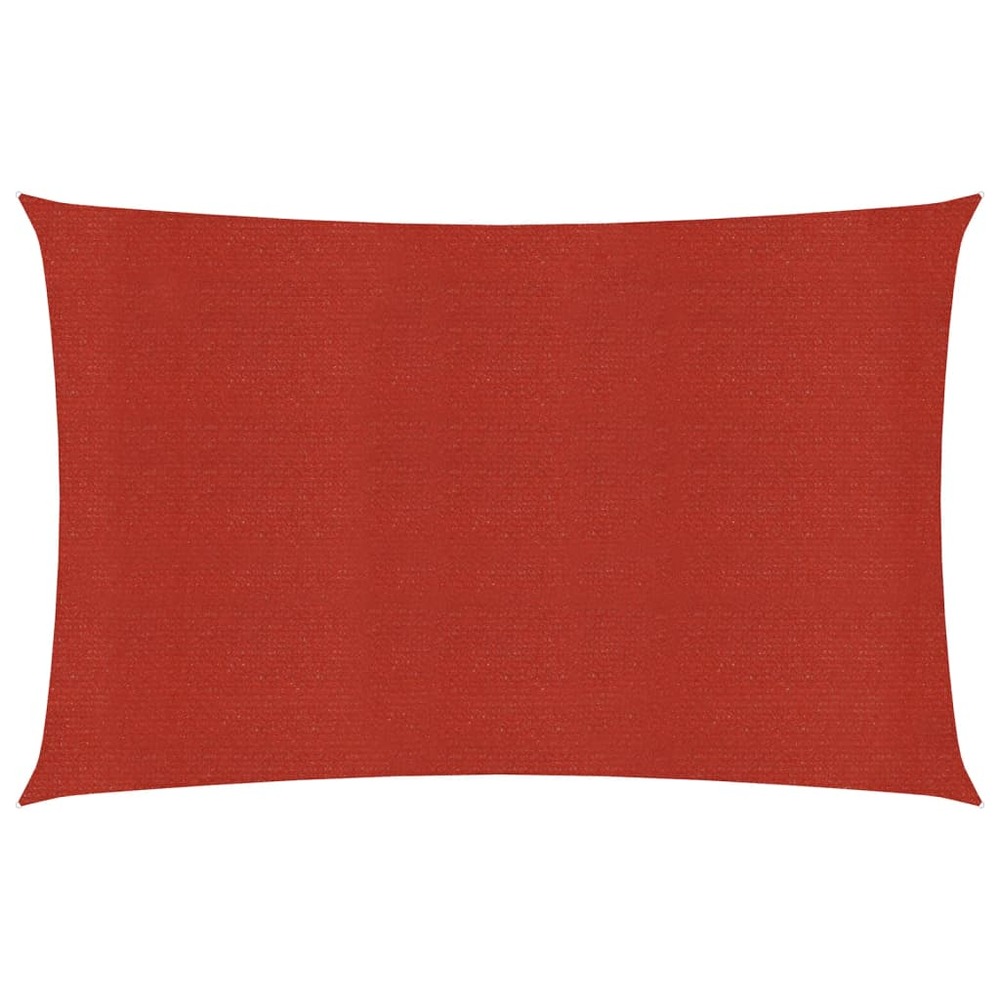Voile d'ombrage 160 g/m² rouge 2,5 x 4,5 m pehd
